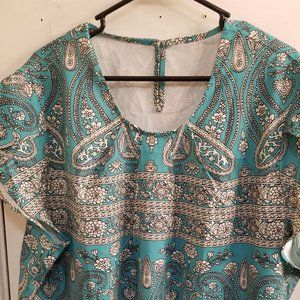 Turquoise Top Size 3XL